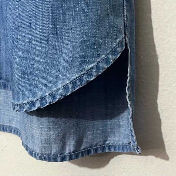 Allison Joy Blue Denim Long Sleeve Tunic w Pockets size M - Picture 7 of 11